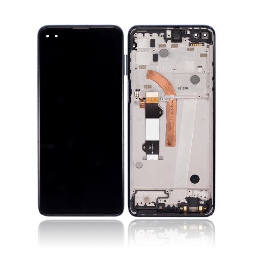 Replacement LCD Assembly With Frame Compatible For Motorola One 5G (XT2075-1 / 2020) (Surfing Blue) by ESOURCE PARTS - Refurbished condition - CA$120.89