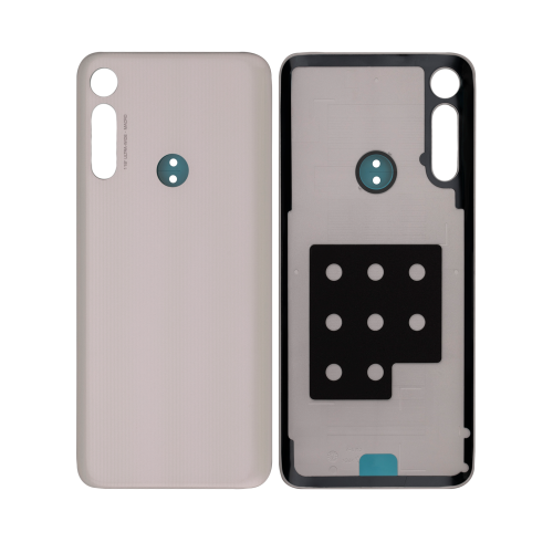 Replacement Back Cover Compatible For Motorola Moto G Fast (Pearl White)