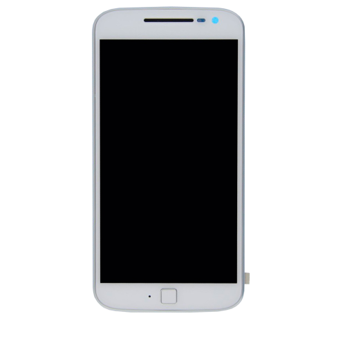LCD Assembly With Frame Compatible For Motorola Moto G4 Plus (XT1640 / XT1641 / XT1642 / XT1644 / 2016) (White) by ESOURCE PARTS - Refurbished condition - CA$73.55
