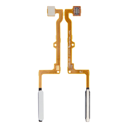 Replacement Fingerprint Sensor Flex Compatible For Motorola Moto G Power (Polar Silver)
