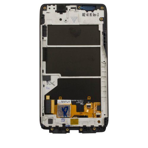 Replacement LCD Assembly With Frame Compatible For Motorola Droid Ultra (XT1080 / 2013) / Droid Maxx (XT1080M / 2013) (Black) by ESOURCE PARTS - Refurbished condition - Image 2