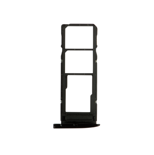 Replacement Dual Sim Card Tray Compatible For Motorola Moto G7 / G7 Plus (XT1965-2 / 2019) (Black)