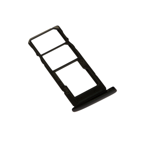 Replacement Dual Sim Card Tray Compatible For Motorola Moto G7 / G7 Plus (XT1965-2 / 2019) (Black)