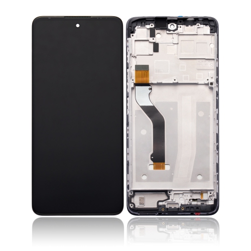 Replacement LCD Assembly With Frame Compatible For Motorola Moto G60S (XT2133 / 2021) (Black) by ESOURCE PARTS - Refurbished condition - CA$73.43