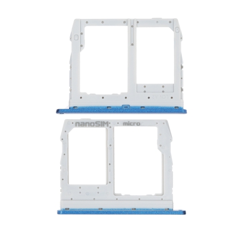 ESOURCE PARTS  Replacement Sim Card + Sd Card Tray Compatible for Lg Q60 / K50 (2019 / X52) / K40S (2019 / X430) (Moroccan Blue)