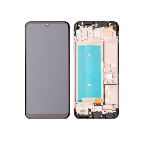 Replacement LCD Assembly With Frame Compatible For LG K41 (K400) (Black) by ESOURCE PARTS - Refurbished condition - Image 3
