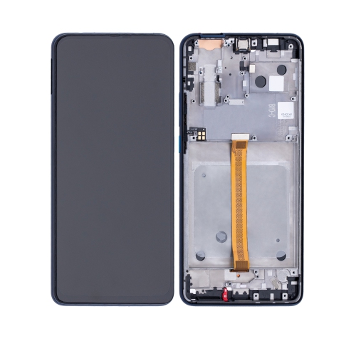 ESOURCE PARTS  Refurbished (Excellent) - Replacement Lcd Assembly With Frame Compatible for Motorola One Hyper (Xt2027 / 2020) (Deep Sea Blue)