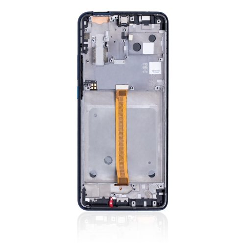 Replacement LCD Assembly With Frame Compatible For Motorola One Hyper (XT2027 / 2020) (Deep Sea Blue) by ESOURCE PARTS - Refurbished condition - Image 3