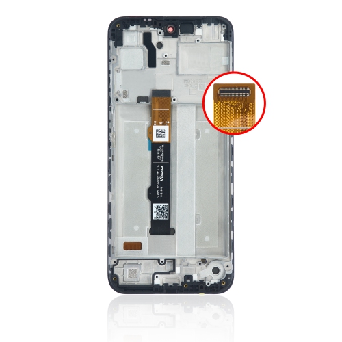 Replacement OLED Assembly With Frame Compatible For Motorola Moto G41 (XT2167 / 2022) (All Colors) by ESOURCE PARTS - Refurbished condition - Image 4
