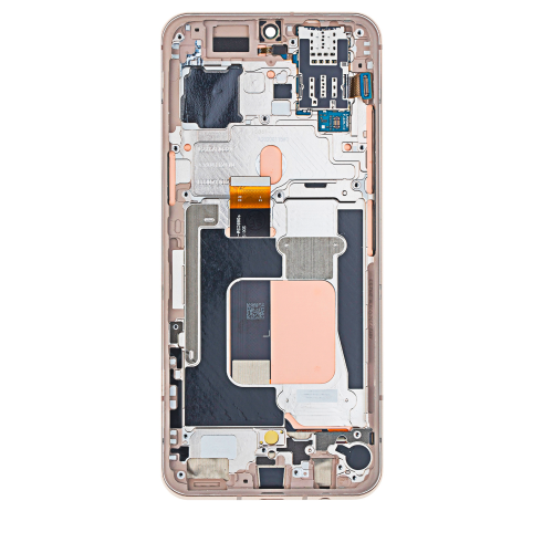 Replacement OLED Assembly With Frame Compatible For LG V60 ThinQ 5G UW (Verizon Model) (Classy Blue) (Gold Frame) by ESOURCE PARTS - Refurbished condition - Image 2