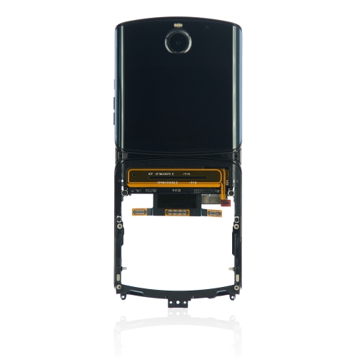 Replacement Secondary OLED Assembly With Frame Compatible For Motorola Razr (XT2000-1 / 2019) (Noir Black) by ESOURCE PARTS - Refurbished condition - Image 2