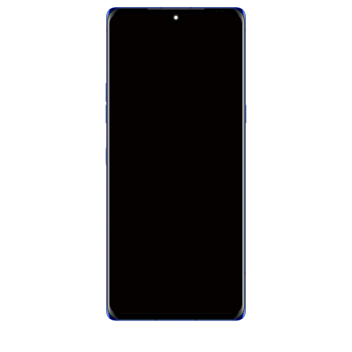 Refurbished - Replacement OLED Assembly With Frame Compatible For LG Velvet 5G (Non-Verizon 5G UW Frame) (Blue)