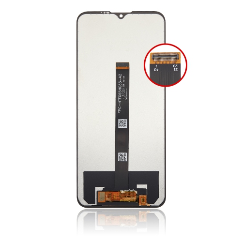 Replacement LCD Assembly Without Frame Compatible For Motorola One Fusion (XT2073-2 / 2020) (Black) by ESOURCE PARTS - Refurbished condition - Image 4