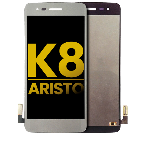 Replacement LCD Assembly Without Frame Compatible For LG K8 (2017) / Aristo (US Version) (Silver) by ESOURCE PARTS - Refurbished condition - Image 3