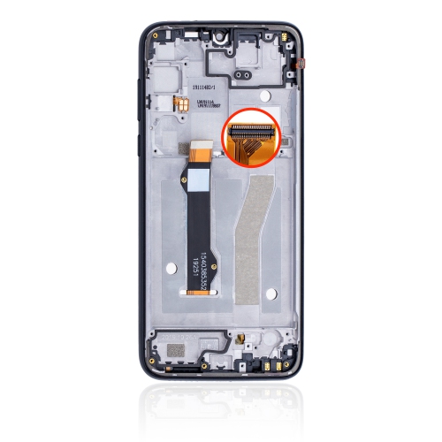 Replacement LCD Assembly With Frame Compatible For Motorola Moto G8 Plus (XT2019 / 2019) (All Colors) by ESOURCE PARTS - Refurbished condition - Image 2