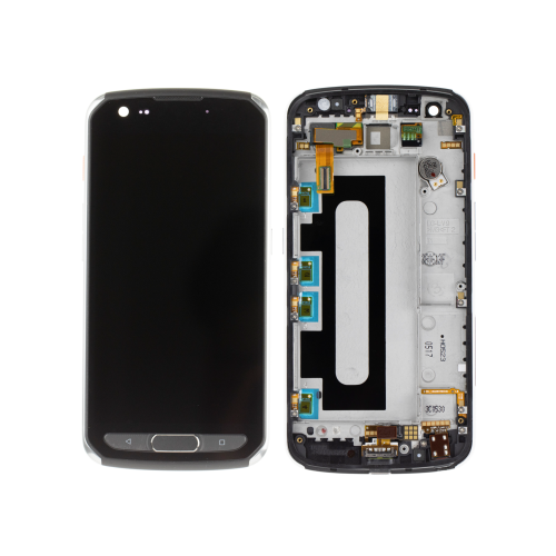 Replacement LCD Assembly With Frame Compatible For LG X Venture (H700) (Black) by ESOURCE PARTS - Refurbished condition - CA$73.16