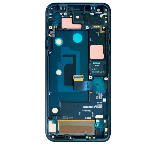 Replacement LCD Assembly With Frame Compatible For LG Q7 / Q7 Plus / Q7 Alpha (Light Blue) by ESOURCE PARTS - Refurbished condition - Image 2