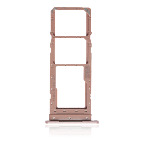 Replacement Dual Sim Card Tray Compatible For Motorola Moto E40 (Pink Clay)