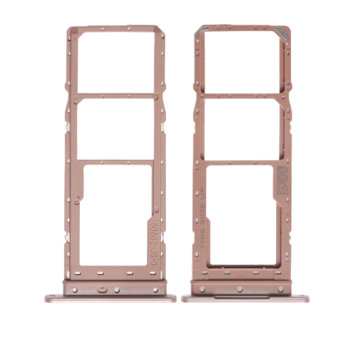 Replacement Dual Sim Card Tray Compatible For Motorola Moto E40 (Pink Clay)