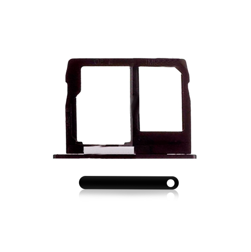 ESOURCE PARTS  Replacement Sim Card Tray Compatible for Motorola Moto G5S Plus (Xt1806 / 2017) (Black) (Dual Card Version)