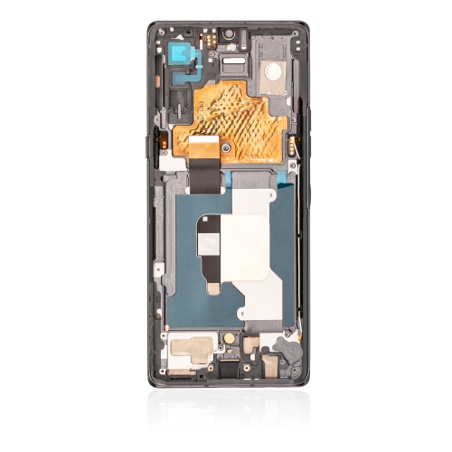 Refurbished - Replacement OLED Assembly With Frame Compatible For LG Velvet 5G (Verizon 5G UW Frame Only) (Gray)