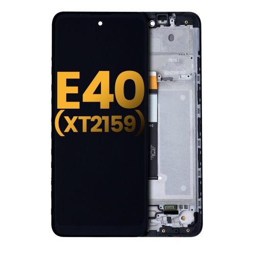 Replacement LCD Assembly With Frame Compatible For Motorola Moto E40 (XT2159 / 2021) (All Colors) by ESOURCE PARTS - Refurbished condition - Image 2