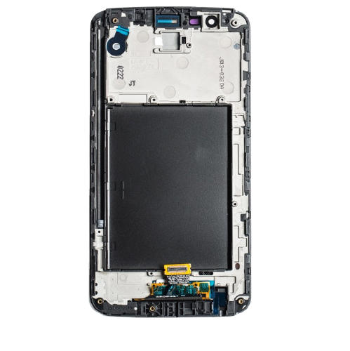 Replacement LCD Assembly With Frame Compatible For LG Stylo 3 (Black) by ESOURCE PARTS - Refurbished condition - Image 2