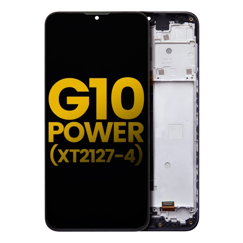 Replacement LCD Assembly With Frame Compatible For Motorola Moto G10 Power (XT2127-4 / 2021) (All Colors) by ESOURCE PARTS - Refurbished condition - Image 2