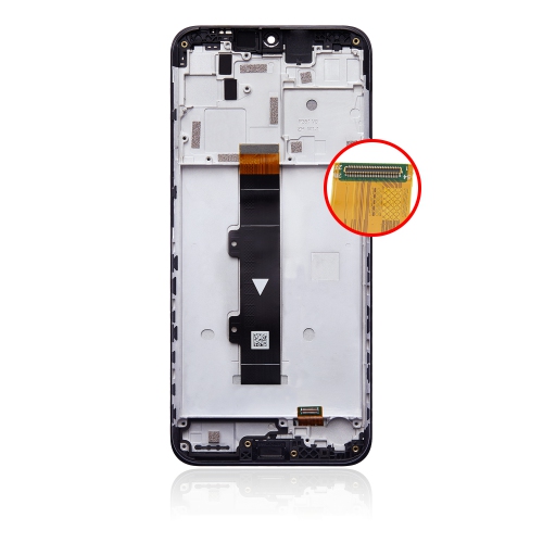 Replacement LCD Assembly With Frame Compatible For Motorola Moto G10 Power (XT2127-4 / 2021) (All Colors) by ESOURCE PARTS - Refurbished condition - Image 3