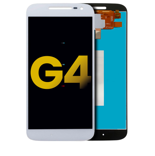 Replacement LCD Assembly Without Frame Compatible For Motorola Moto G4 (XT1620 / XT1621 / XT1622 / XT1625 / XT1626 / 2016) (White) by ESOURCE PARTS - Refurbished condition - Image 3