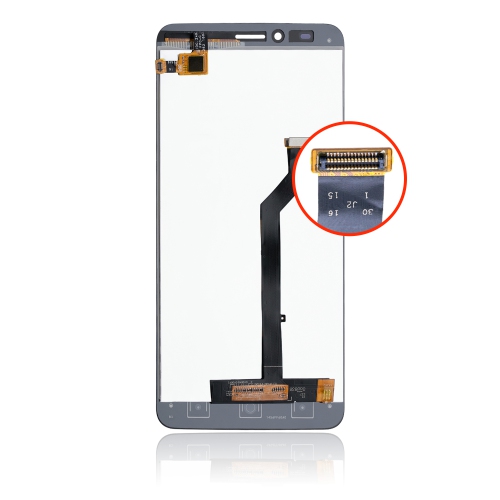 Replacement LCD Assembly Without Frame Compatible For ZTE Blade X Max (Z983) (Black) by ESOURCE PARTS - Refurbished condition - Image 3