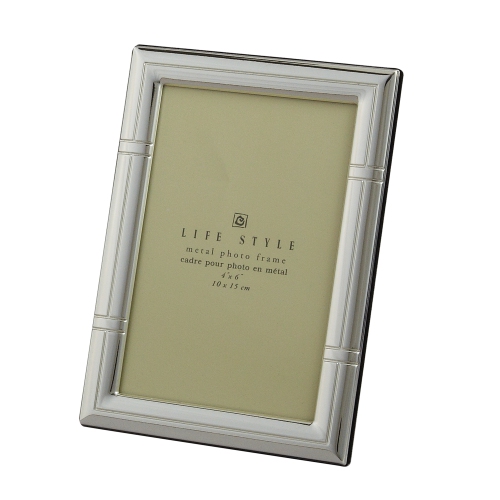 It Plated Reed Frame 4x6", Classic Reed Lacquer