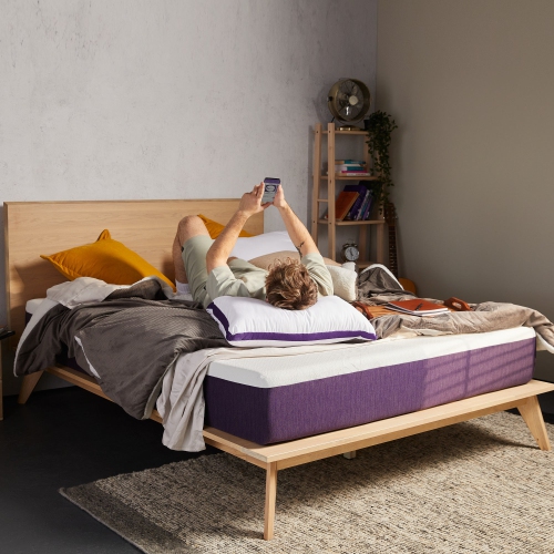 Polysleep Origin 10'' Antimicrobial Memory Foam Mattress | Breathable Soft Liquid Repellent Cover, Premium Hybrid Bed in a Box, Made in Canada — King