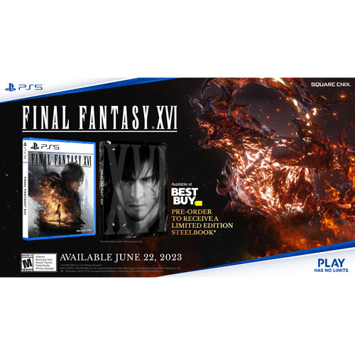 Final Fantasy XVI with SteelBook