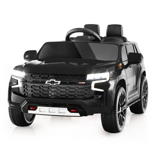Gymax 12V Kids Ride On Car Chevrolet Tahoe Electric Truck SUV Remote w/ Light & Music