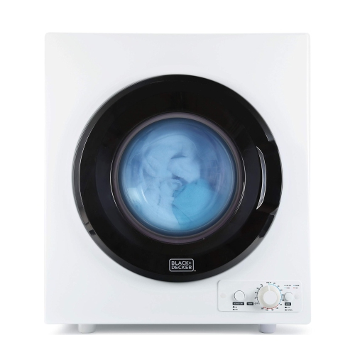 Duo de sécheuse électrique portative BLACK+Decker, 4 modes de séchage, compacte de 3,5 pi³ 13,2&nbsp;lb avec Capacité pour les appartements et les