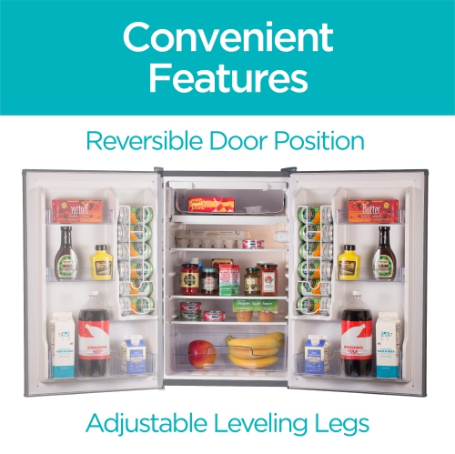 BLACK+DECKER Réfrigérateur compact Mini réfrigérateur Energy Star à une porte avec congélateur, 4,3 pi³, VCM