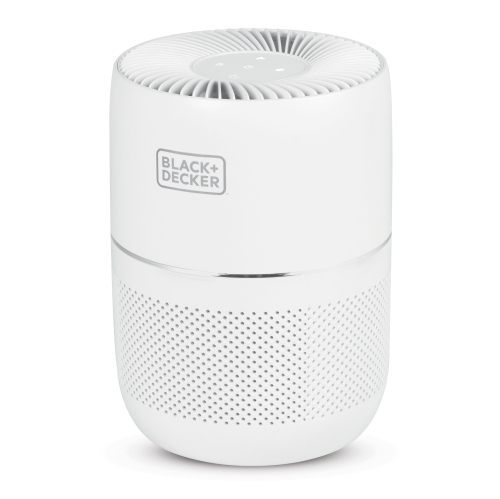 BLACKDECKER  Black+Decker Tabletop Air Purifier - 3-Stage Filtration System - Hepa Air Purifiers for Home，white