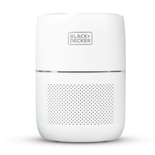 BLACK+DECKER Tabletop Air Purifier - 3-Stage Filtration System - HEPA Air Purifiers for Home,White