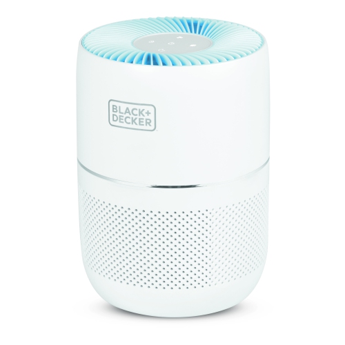 BLACK+DECKER Tabletop Air Purifier - 3-Stage Filtration System with Indicator Lights