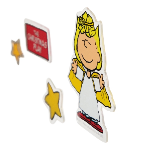 8-Piece Peanuts Christmas Nativity Double Sided Window Cling Decorations