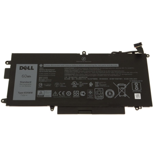 DELL  Genuine Latitude 71Tg4 K5Xww N18Gg Laptop Battery - 60Wh, 4 Cells In Black