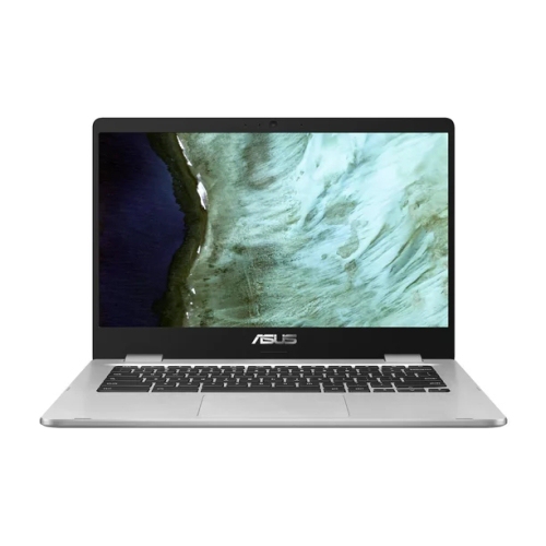 Asus Chromebook C423NA, 14", Intel Celeron N3350 Dual-Core 1.1GHz, 4GB RAM, 64GB, Chrome OS, Silver by ASUS - Refurbished condition - CA$199.95
