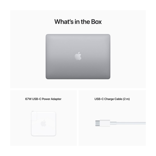 MacBook Air 13,3 po d’Apple + Touch ID (M1 d’Apple/RAM 8 Go/256 Go)/Gris cosmique/Anglais - tout nouveau