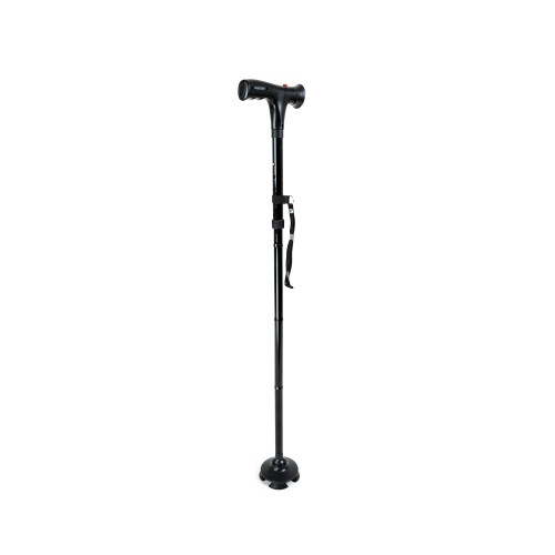 Lightweight Foldable Smart Walking Cane, All Terrain Foldable Adjustable Light, 250lb Weight Capacity, Portable Adjustable Walking Support