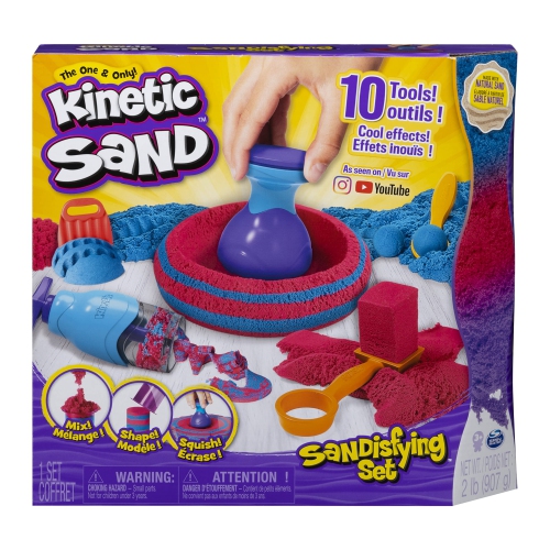 HLD  Kinetic Isfying Set With 2Lbs Of And 10 Tools, Play Sensory Toys for Kids Ages 3 And Up In Sand