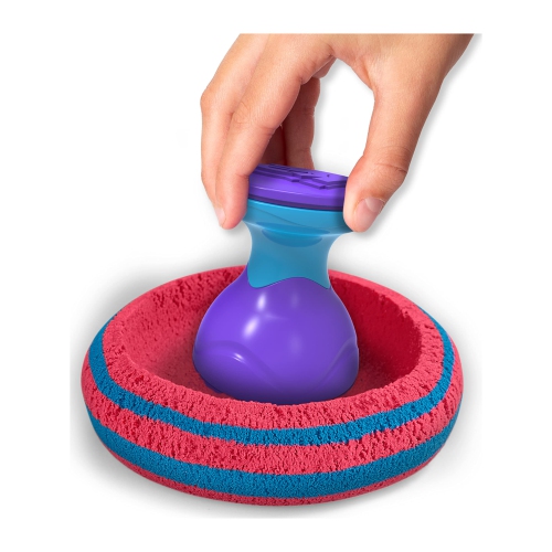 Kinetic Sand, Sandisfying Set with 2lbs of Sand and 10 Tools, Play Sand Sensory Toys for Kids Ages 3 and up