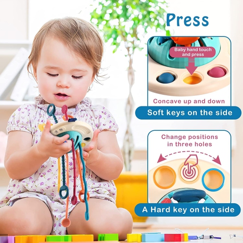 Montessori Toys for 1 2 3 Old Boys Girls, jouet sensoriel pour tout-petits, Baby Toys, 12-18 mois