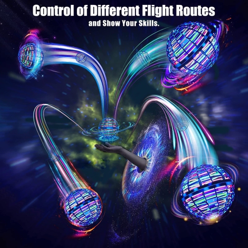Balle volante pour les enfants de 3, 6, 8, 10 et 12 ans Boule Boomerang avec contrôle à la main, girouette lumineuse dynamique pour les jouets de