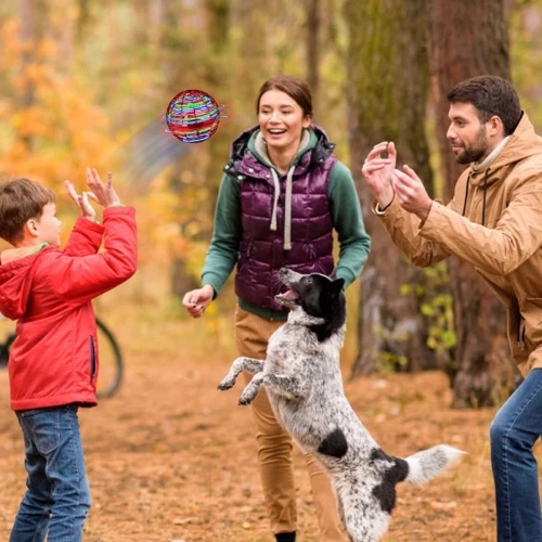 Balle volante pour les enfants de 3, 6, 8, 10 et 12 ans Boule Boomerang avec contrôle à la main, girouette lumineuse dynamique pour les jouets de
